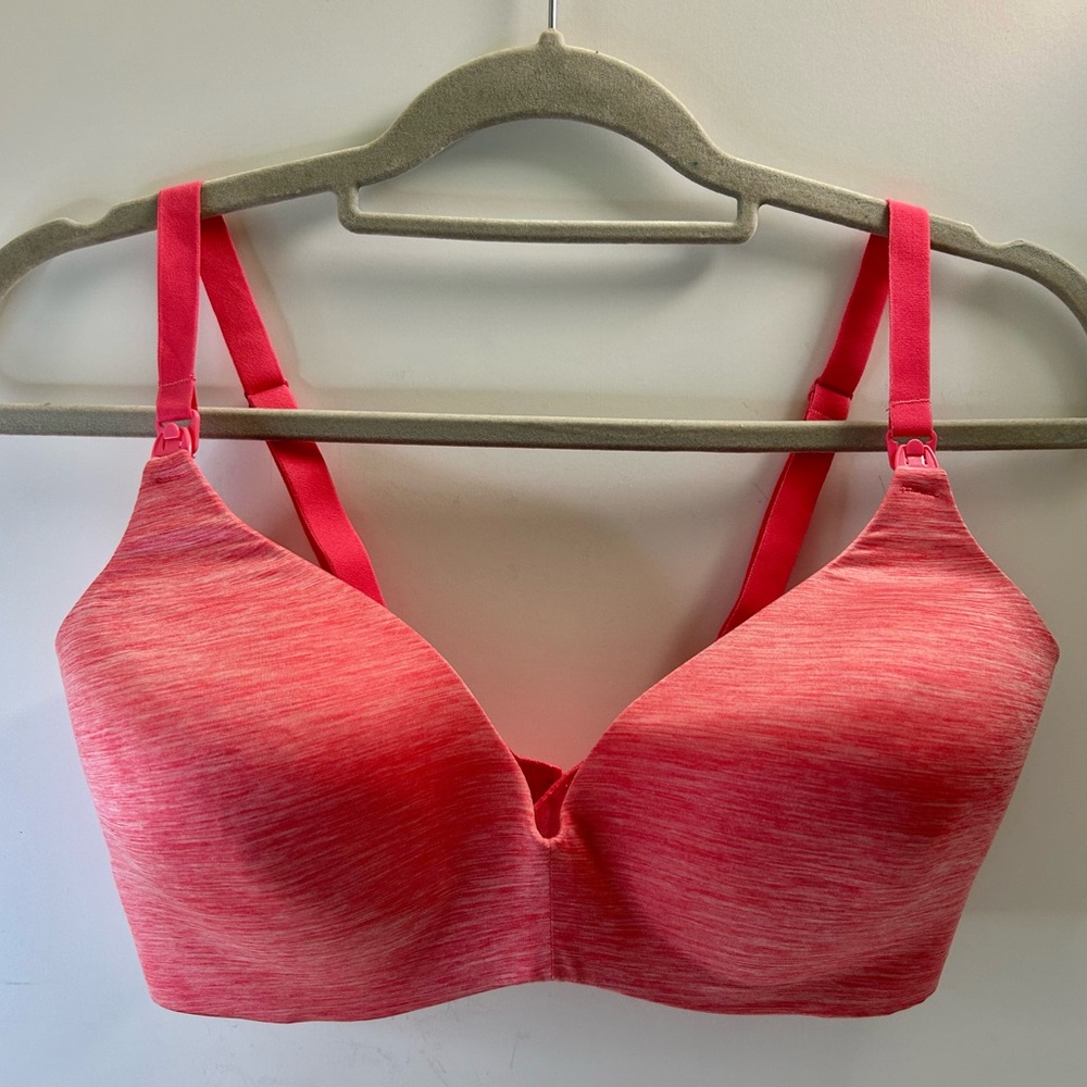 Gilligan & O’Malley Pink / Orange Nursing Soutien-Gorge Allaltement Bra 38D